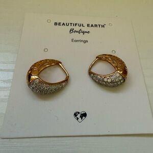 Lily Crystal Hoop Earrings